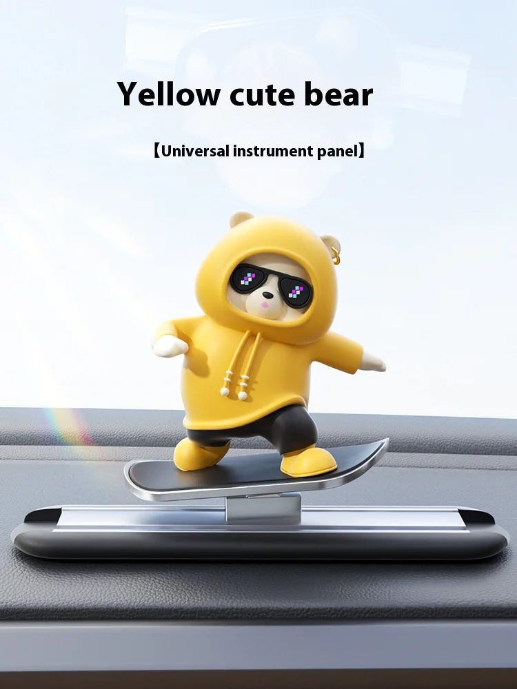Cartoon Bear Skateboard
