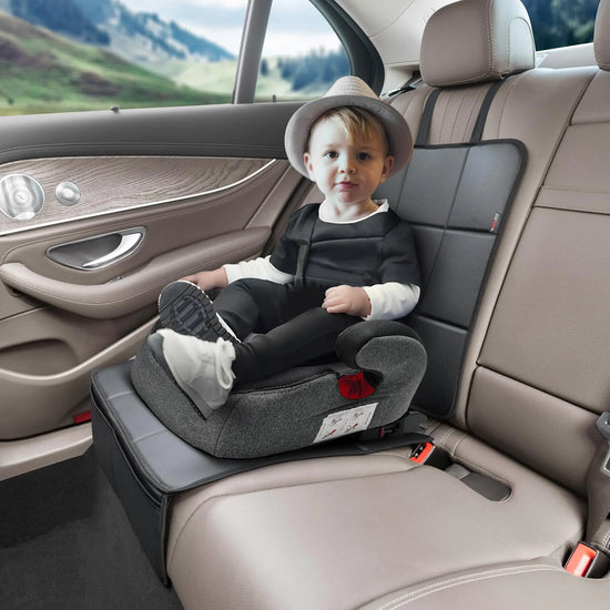 Otom Car Seat Protector for Child Car Seat (Black) (Black)