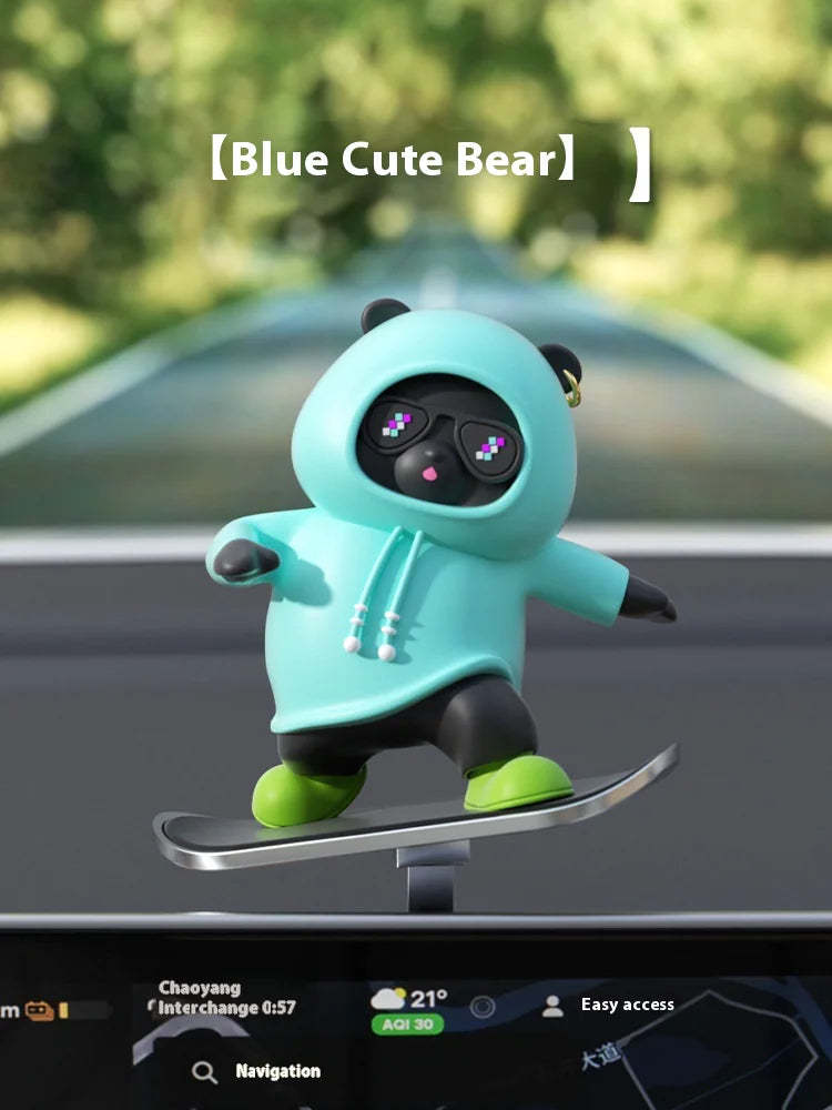 Cartoon Bear Skateboard