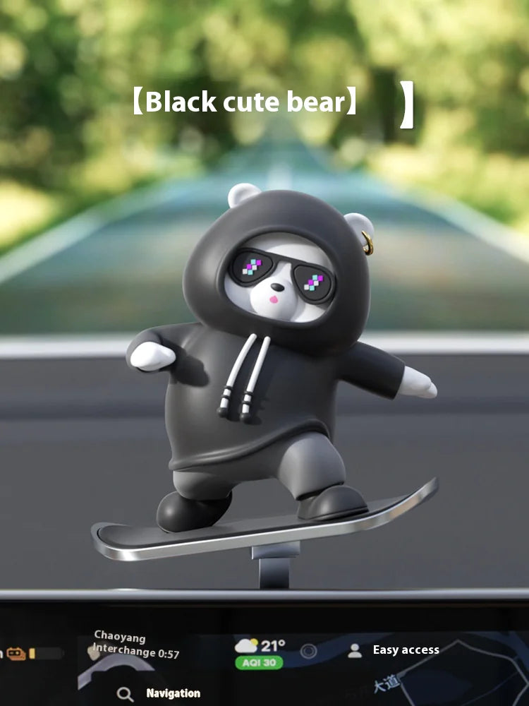 Cartoon Bear Skateboard