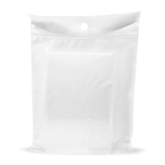 Car Trash Bags 50 pcs White Plastic - 12x15x2 Thick Car Trash Bags Disposable Hanging - Disposable Car Garbage Bags - Easy Replace Car Trash Bag Small - Plastic Trash Car Bag by Popular Plastic Bags