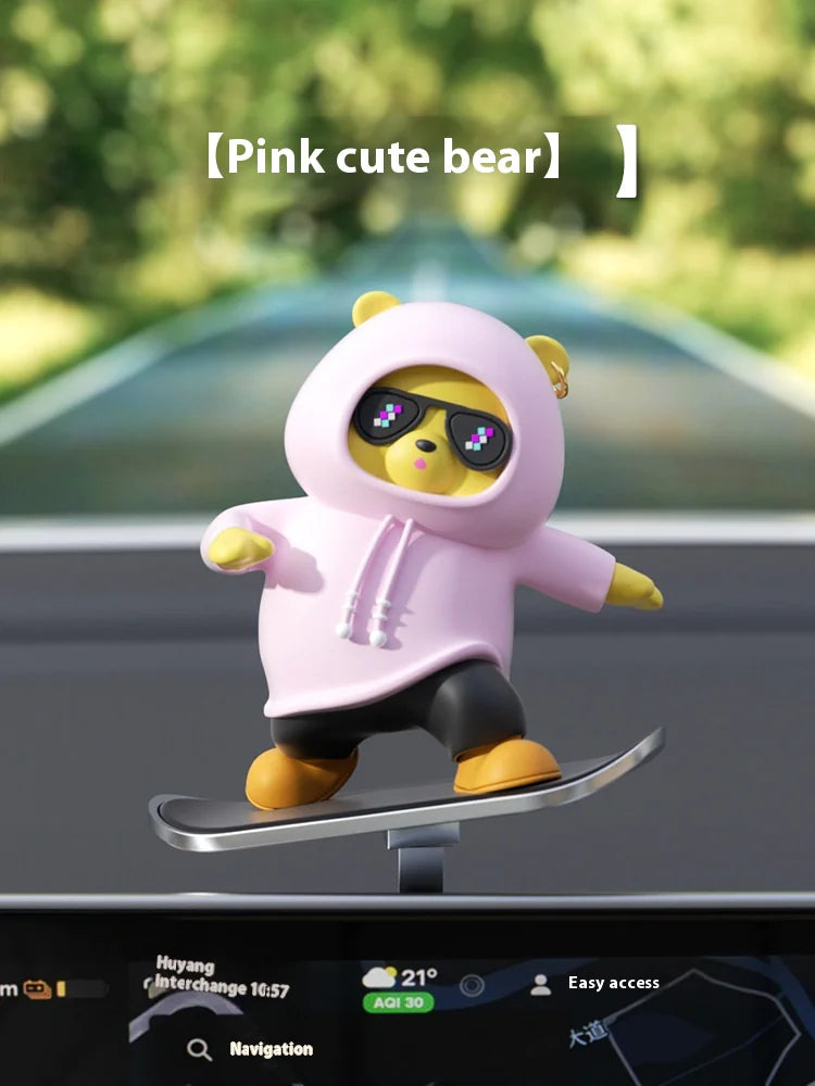Cartoon Bear Skateboard