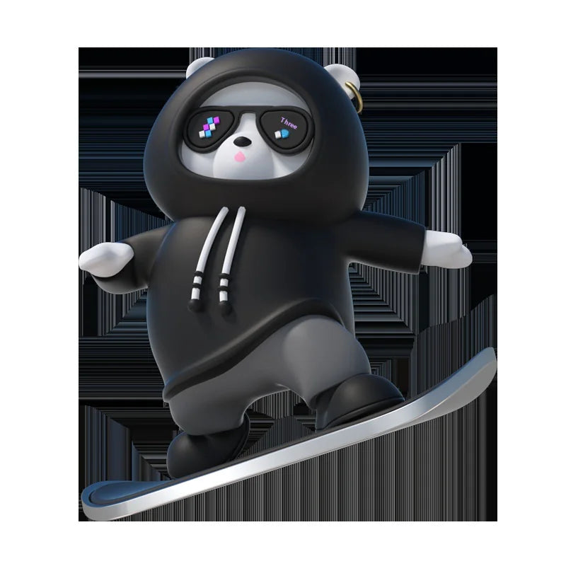 Cartoon Bear Skateboard