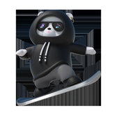 Cartoon Bear Skateboard